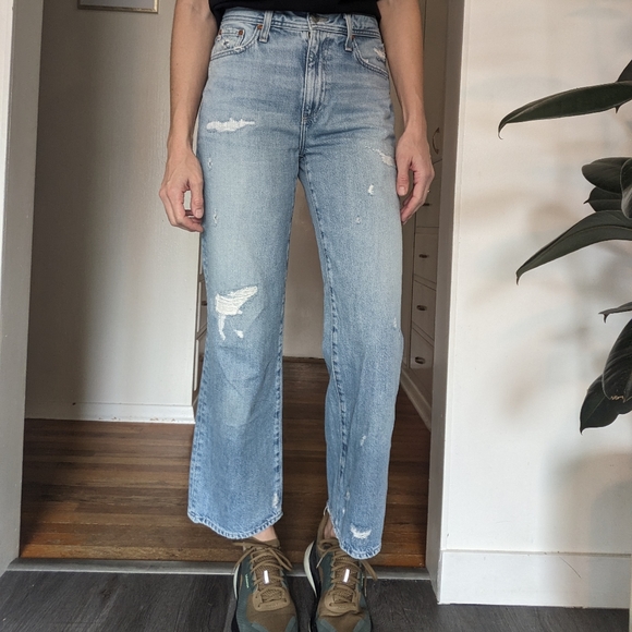 AG Tomas High Waisted Baggy Straight Leg Jean - Picture 9 of 10